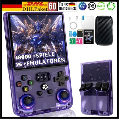 64GB 4  R36max Retro Handheld Videospiel Konsole-18000 Spiele vorinstalliert