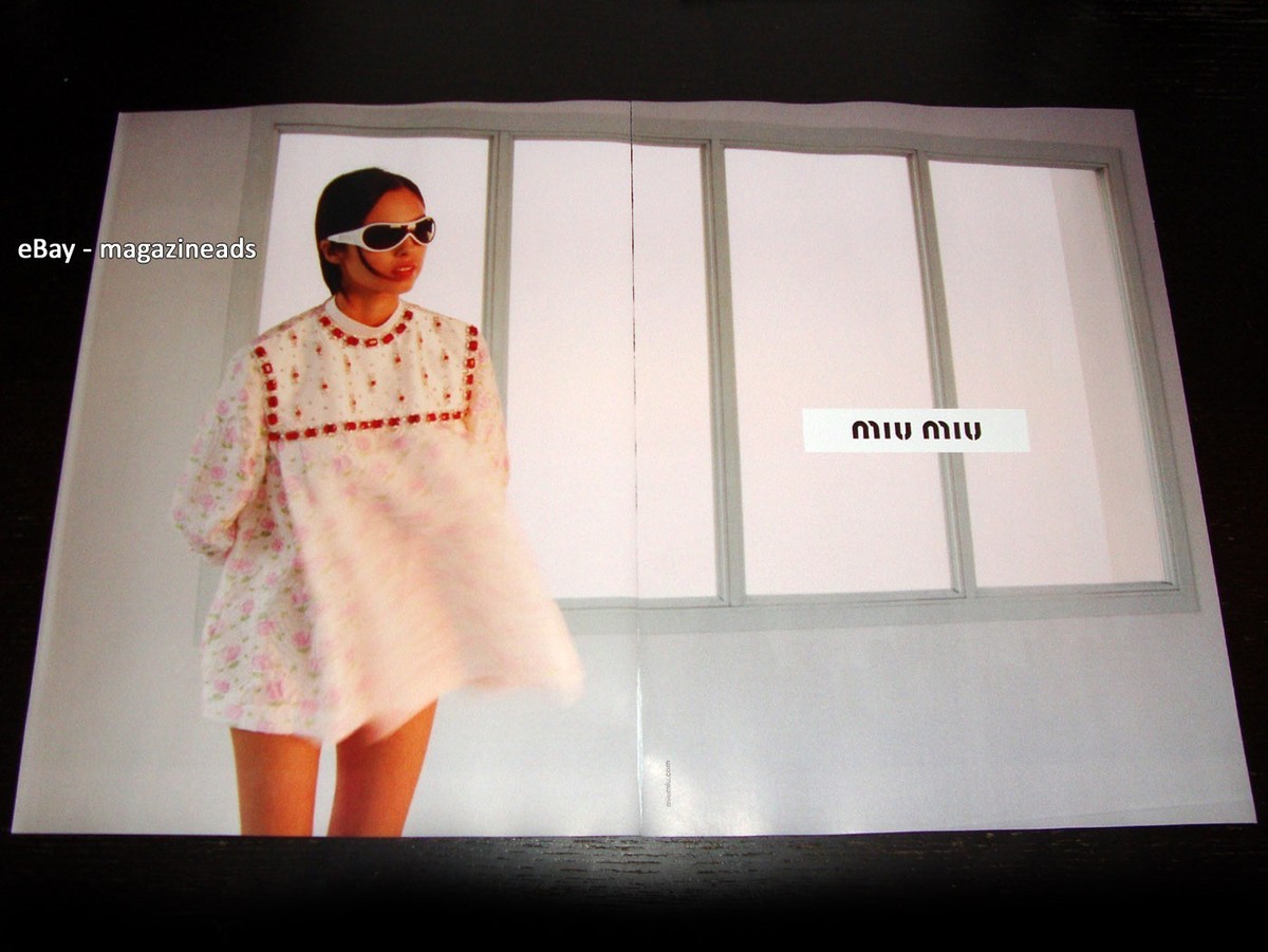 MIU MIU 2-Page PRINT AD Spring 2026 OLIVIA RODRIGO Jamie