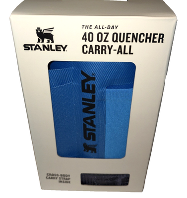 #ad #ad Stanley The All Day 40 OZ Quencher Carry All Azure Blue Brand New in Box No CUP $24.83