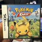 Pokemon Dash - Nintendo DS - 100% CIB w/ all Inserts - MINT - *FREE S/H*