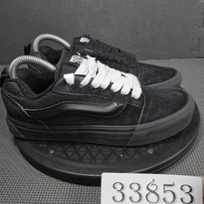 Vans Kru Shoes Mens Size 7.5 Black Suede Low ...