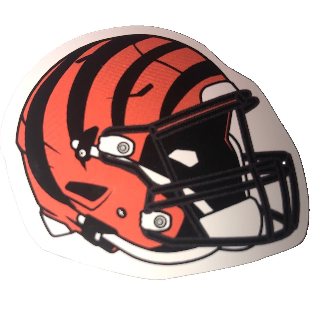 Cincinnati Bengals MAGNET Helmet NFL 1 3/4" x 1 3/4"