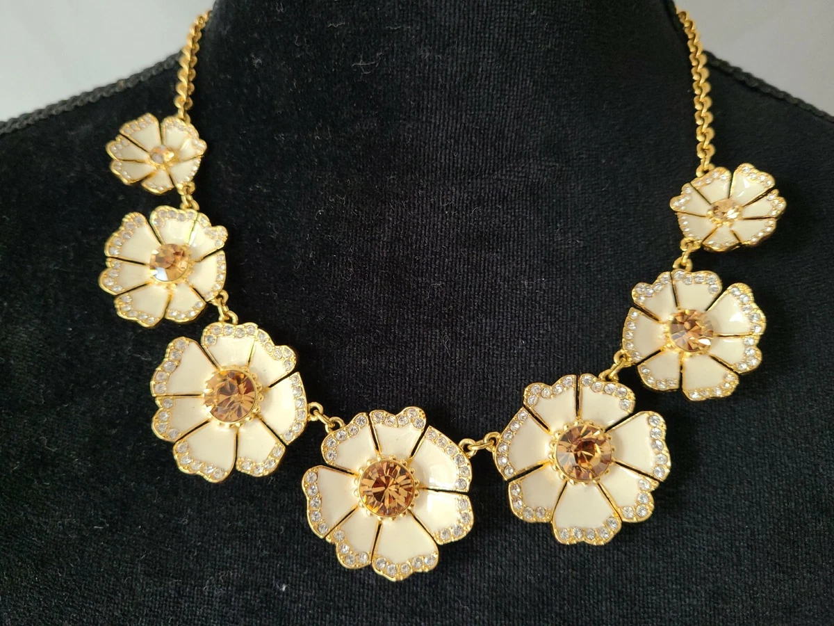 Gold bib necklace fashion sale