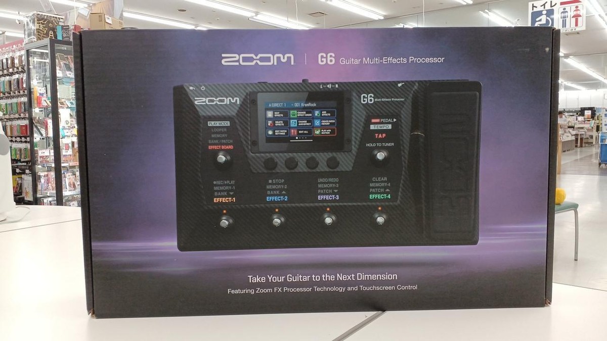 ZOOM G6 Multi-Effects Processor for Guitarists from Japan