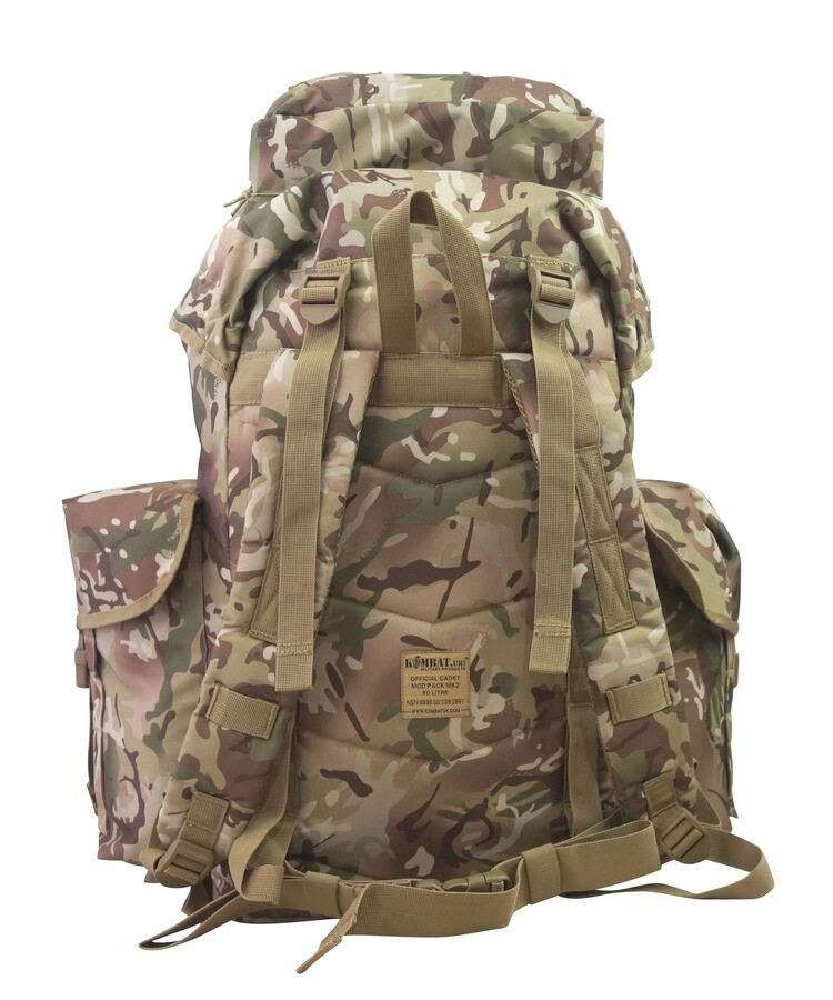 OFFICIAL MOD ARMY CADET RUCKSACK 50 LITRE BERGEN 50L MTP BTP CAMO
