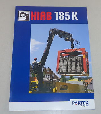 Brochure Hiab Building Crane 185 K Stand 04/2000