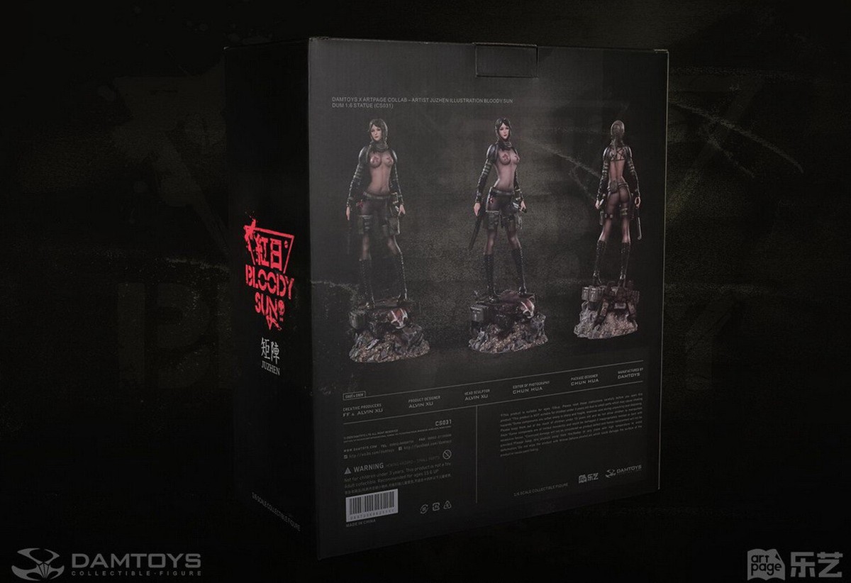 DAMTOYS Artpage Artist Juzhen Bloody Sun Dum 15 Inch 1 6