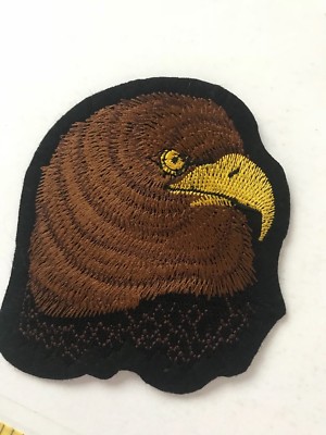Kühner Adler Vogel Bügelbild Applikation Patch