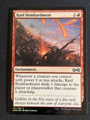 1x Foil Raid Bombardment (142) Ultimate Masters LP MTG Magic x1 MKE