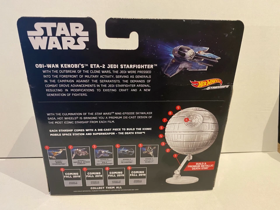Star Wars Commemorative Series ETA-2 Jedi Starfighter (Bonus Build a Death Star) Foto 2 de 4