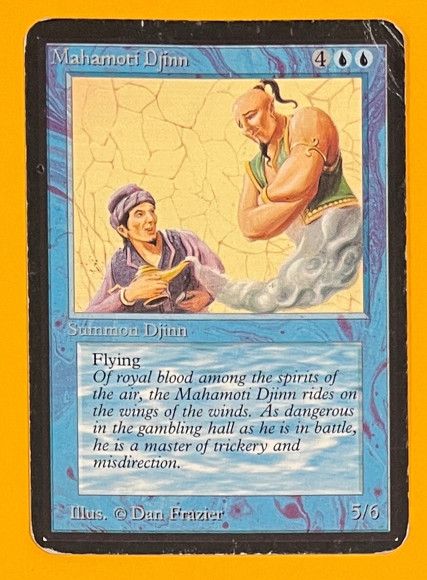 MTG MAHAMOTI DJINN Alpha (OldManMTG 011-998)