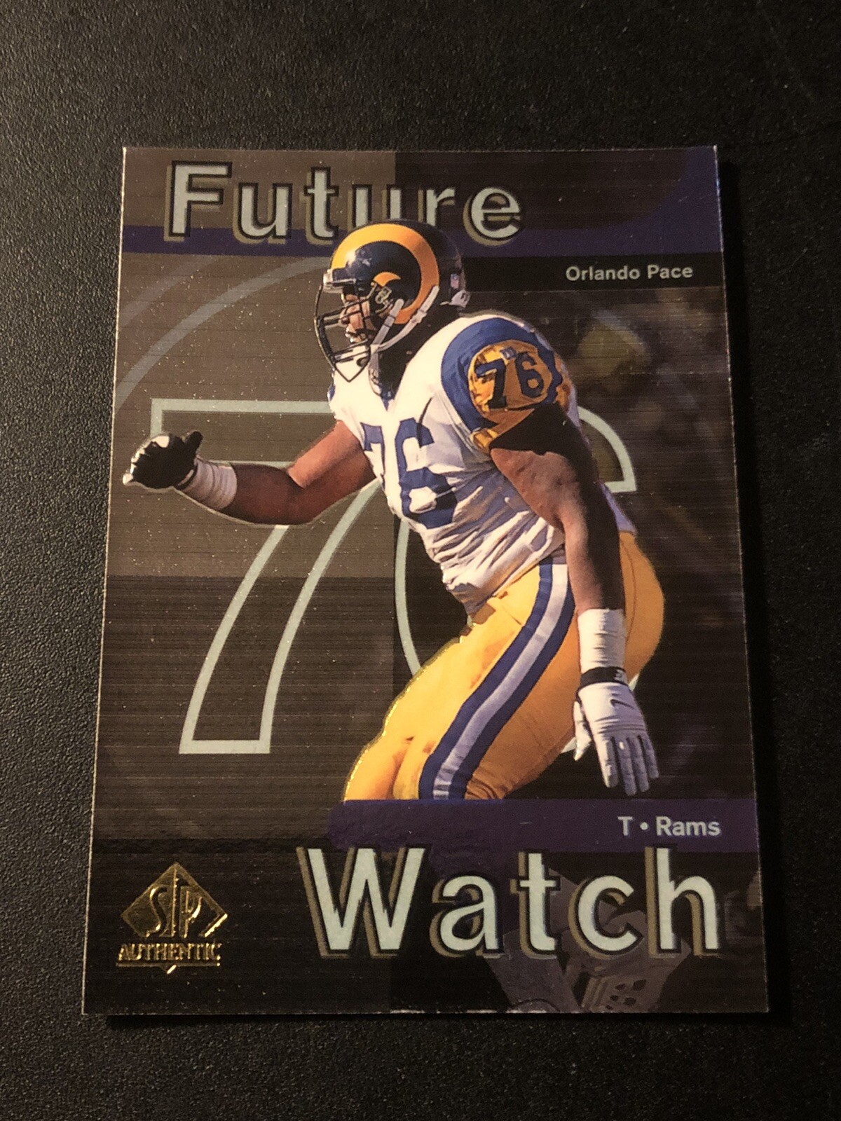 1997 SP Authentic Orlando Pace #1 Rookie RC HOF