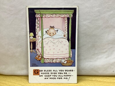 God Bless all you dears where ever you be Posted 1953 Valentine & Sons, Attwell