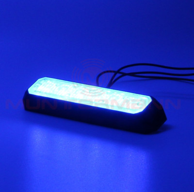 Juluen Axixtech MS6 Aufbaumontage Frontblitzer getönte Linse  - blau - 2 STÜCK