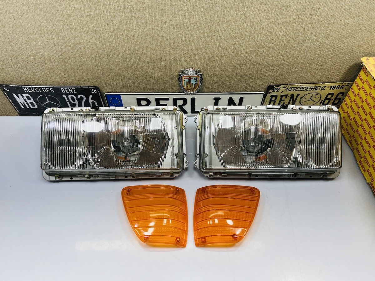 Mercedes Benz W116 Headlights & Signal Lights Lens BOSCH Genuine 
