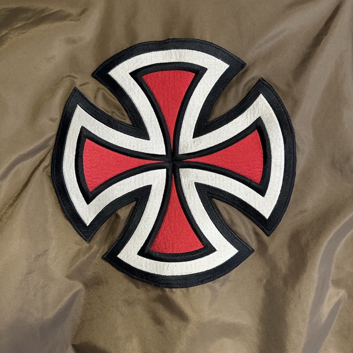Supreme Independent Bomber Flight Jacket Brown Small | eBay
