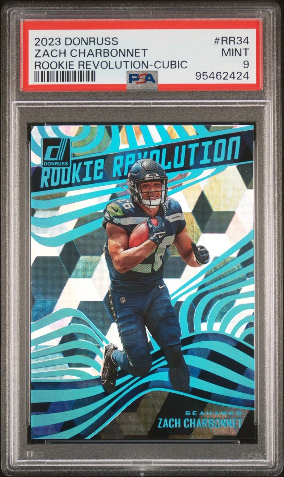Zach Charbonnet Panini Donruss Rookie Revolution #RR34 Cubic