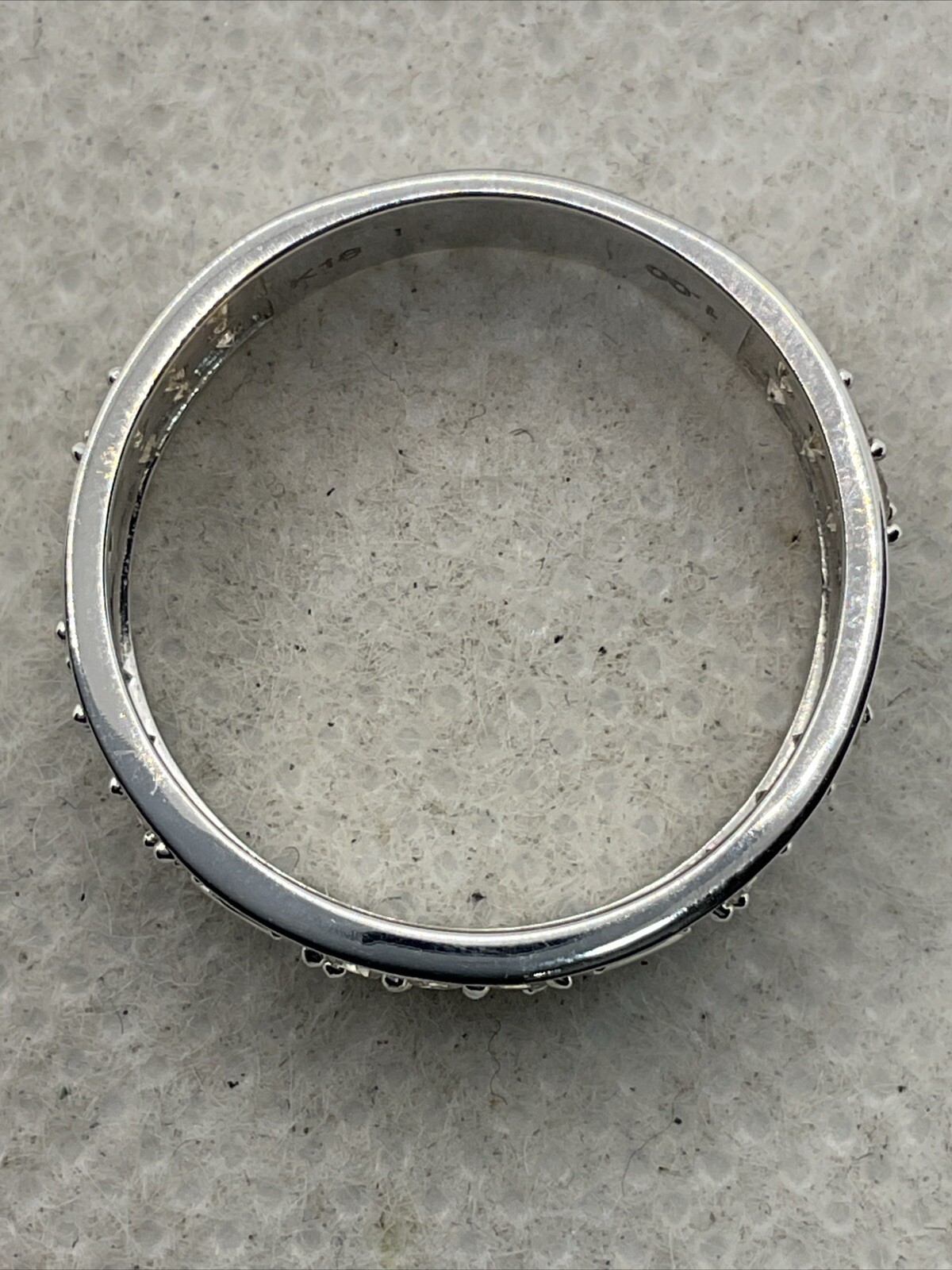 Solid 18K White Gold Diamond CUSTOMIZED Wedding S… - image 3