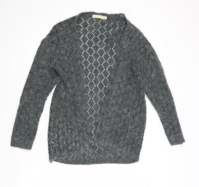 Pins & Needles Damen Strickjacke grün V-Ausschnitt Acrylmischung Größe S