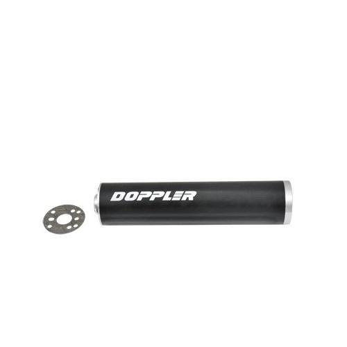 Silencieux échappement Doppler ER1 noir en aluminium de haute qualité mécanique