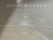 Monte Carlo 5HM52BSND Homeowner Max Plus 52" Brushed Steel Ceiling Fan