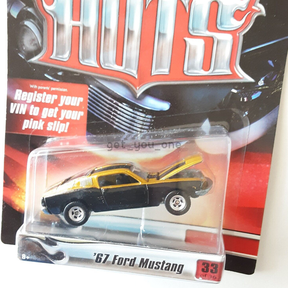 New Hot Wheels Ultra Hots '67 FORD MUSTANG Gold/Black #33/36 Real