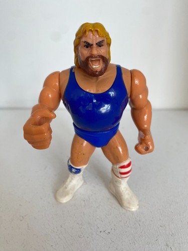 WWE HACKSAW JIM DUGGAN HASBRO WRESTLING ACTION FIG...