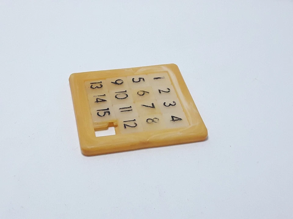 Vintage USSR Logic Game Barley-Break Game15 Fifteen Puzzle Soviet Rare Original - Image 3 of 4