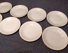 8 ~ 9 1/8" KPM KRISTER 201 bowl plate germany porcelain vtg gold rim fine china