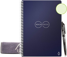 Rocketbook Smart Reusable Notebook - Lined Eco-Friendly Notebook with 1 Pilot Fr