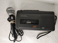 Vintage Optimus CTR-116 Cassette Tape Recorder Voice Activated VOX W- MICROPHONE