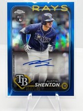 2024 Topps Chrome - Rookie Auto #RA-ASH Austin Shenton Blue /150 (AU, RC) 