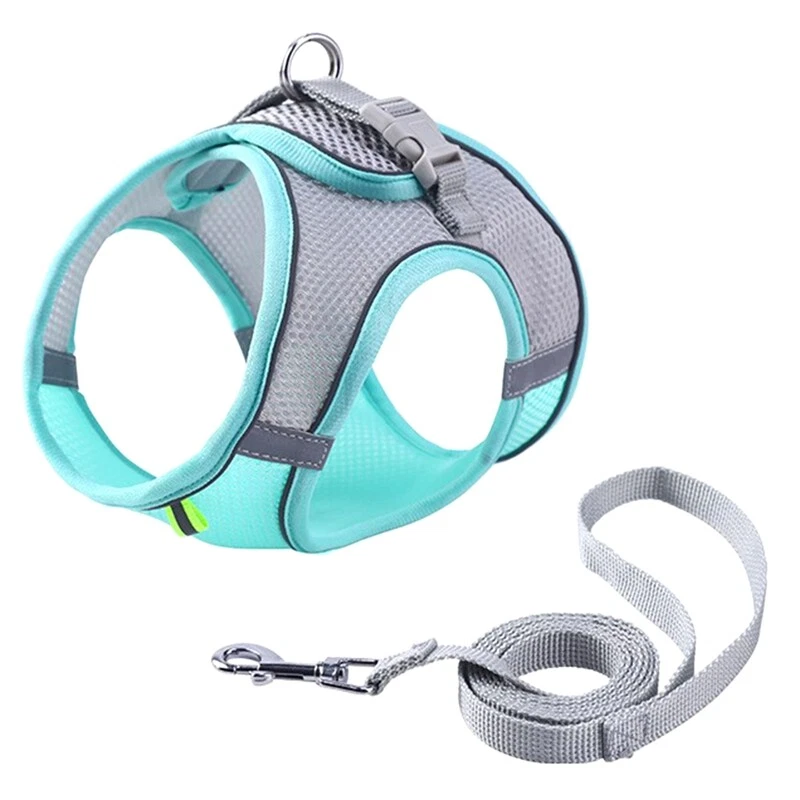 Dog Harness Leash Set for Small Dog Adjustable Puppy Harness Vest Bulldog9016