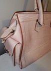 VINTAGE Dooney & Bourke Side Pocket SATCHEL Handbag PURSE BLUSH PINK BAG $450.00 — photo 2