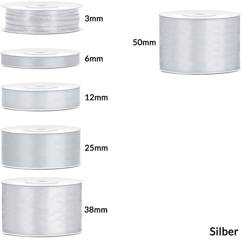 Satinband Satin Geschenkband Schleifenband Hochzeit Geburtstag Deko Schleife
