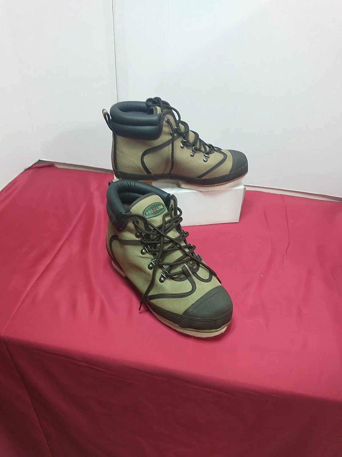 Pro Line Mens Fishing Boots, Green, Sz 9 New, Superior Outdoor Wear #52502