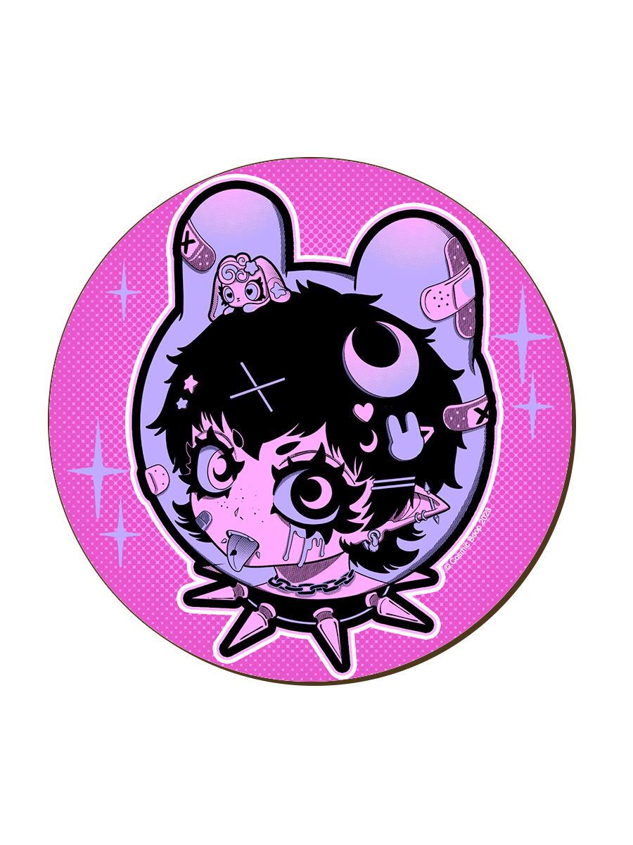 Cosmic Coaster Boop Space Traveller 9.2x9.2cm