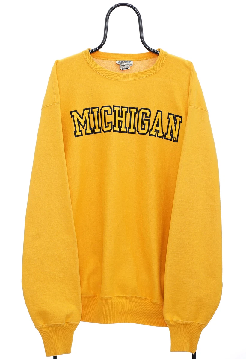 Yellow hotsell michigan sweatshirt