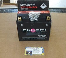 1236 - BATTERIA YT12B-BS APRILIA 125 200 250 SPORT CITY - CAGIVA 1000 NAVIGATOR