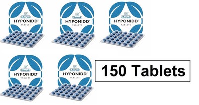 Charak Hyponidd 5 Strips (150) Tablets   Ayurvedic Metabolic & Hormonal Wellness