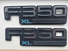 1992 1996 Ford F350 Emblems XL Badge Emblem F2TB-16B114 Name Plate *READ* FE4