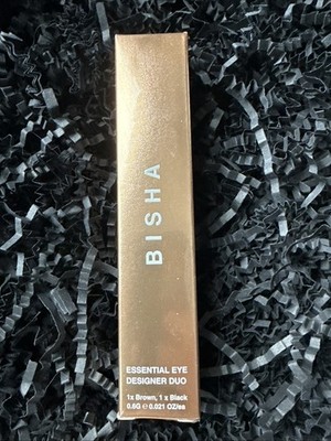 BISHA Essential Eye Designer Duo Downtown Black & Uptown Brown Sealed