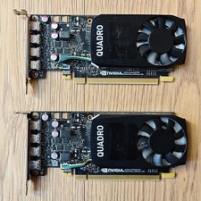 2X NVIDIA Quadro P1000 (non funzionanti)