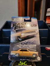 HOT WHEELS 🛞.. 1966 CHEVY NOVA.. FAST AND FURIOUS.. RACING COURSE.. HNR88