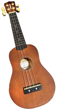 Firebrand Soprano Ukulele 21  Brown   Beginner Acoustic Uke   Made in China