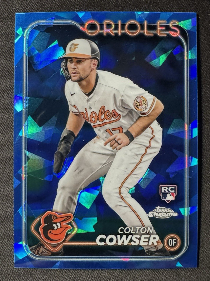 2024 Topps Chrome Sapphire Colton Cowser Rookie Orioles RC #257