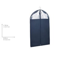 Wenko Kleidersack Business 100X60Cm Dunkelblau - Schutz FüR AnzüGe & Kleider