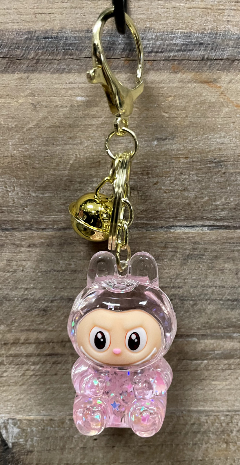 Labubu Multicolor Acrylic Keychain 4.5" x 1.5"