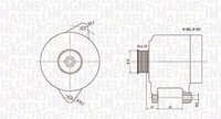 Magneti Marelli Lichtmaschine Generator Lima 063738250010 12V FüR Fiat Ulysse 2