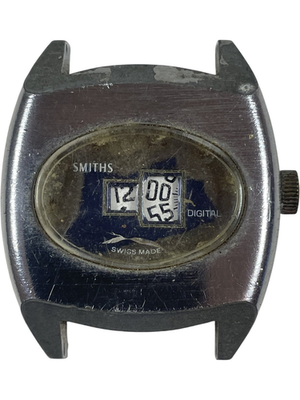 #ad #ad Smiths Vintage Men#x27;s Watch Head Stainless Steel Manual Swiss Spares Repair GBP 22.95